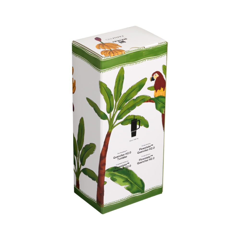 Stanley 1913 x FARM RIO Quencher 吸管隨手杯2.0 | 0.88L | 熱帶綠境