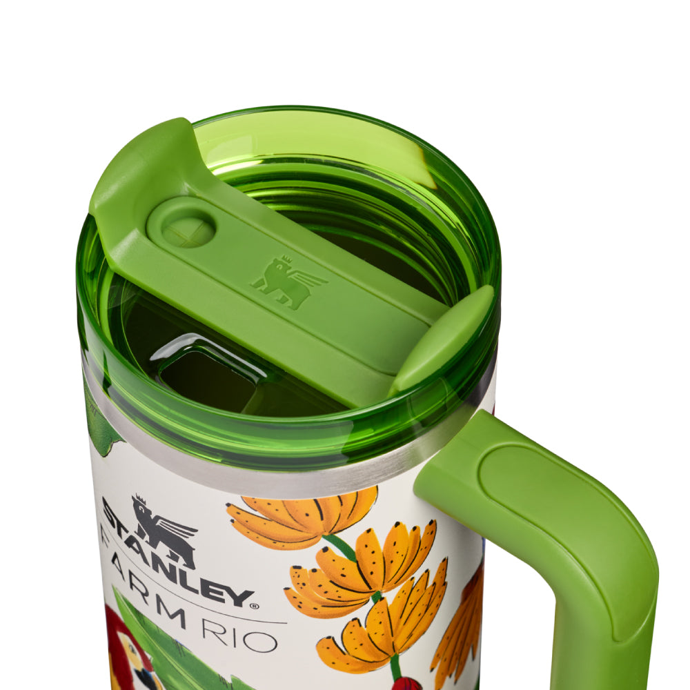 Stanley 1913 x FARM RIO Quencher 吸管隨手杯2.0 | 0.88L | 熱帶綠境