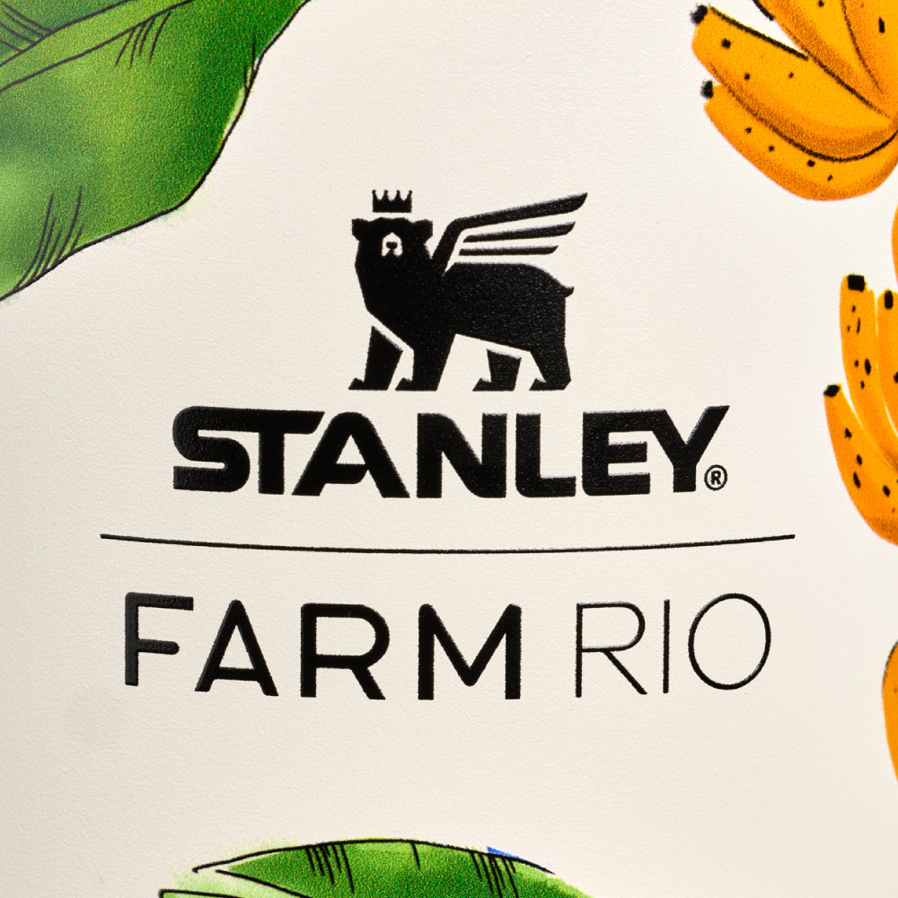 Stanley 1913 x FARM RIO Quencher 吸管隨手杯2.0 | 0.88L | 熱帶綠境