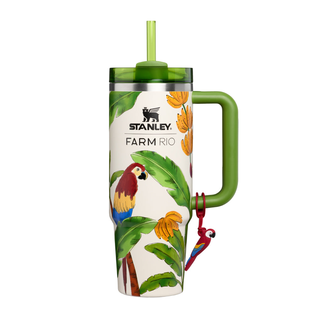 Stanley 1913 x FARM RIO Quencher 吸管隨手杯2.0 | 0.88L | 熱帶綠境