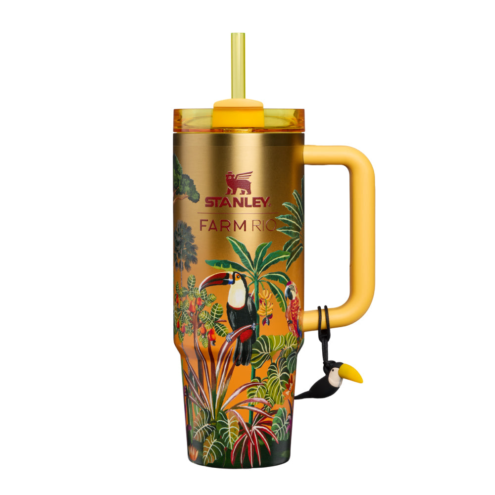 Stanley 1913 x FARM RIO Quencher 吸管隨手杯2.0 | 0.88L | 熱帶嘉年華