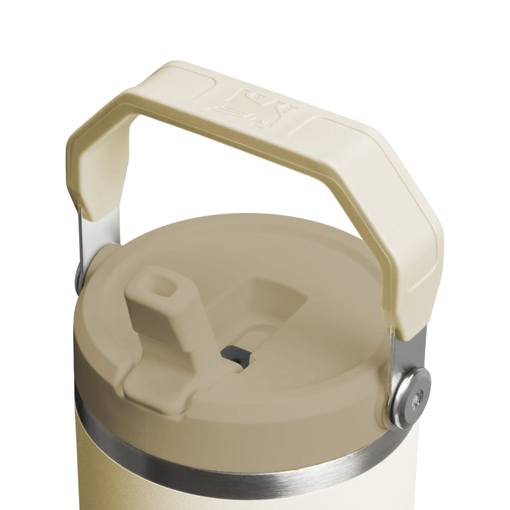 IceFlow 手提吸管杯2.0 | 0.88L | 象牙白