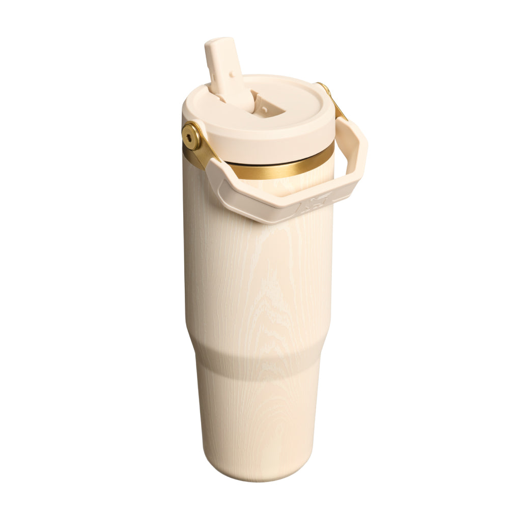 IceFlow 手提吸管杯2.0 | 0.88L | Holiday冬日木屋(白)