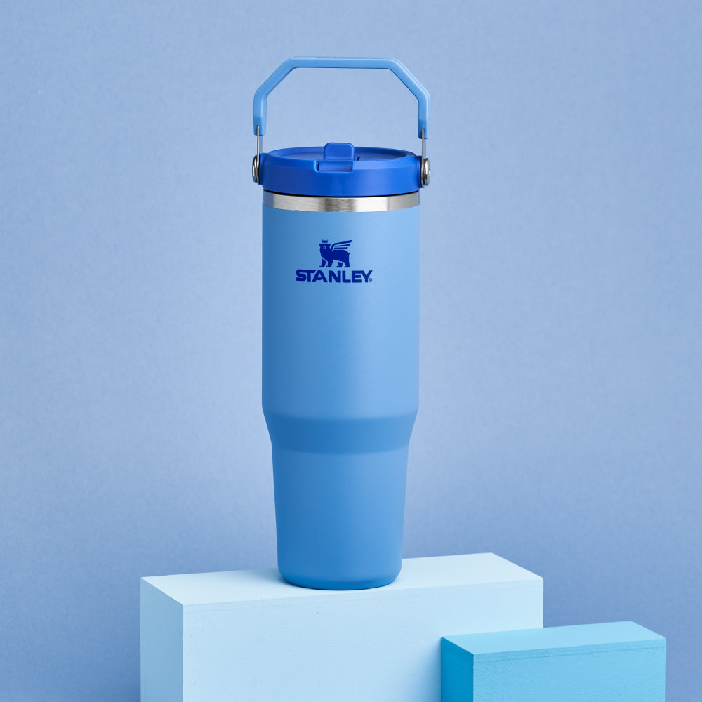 IceFlow 手提吸管杯2.0 | 0.88L | 湛藍