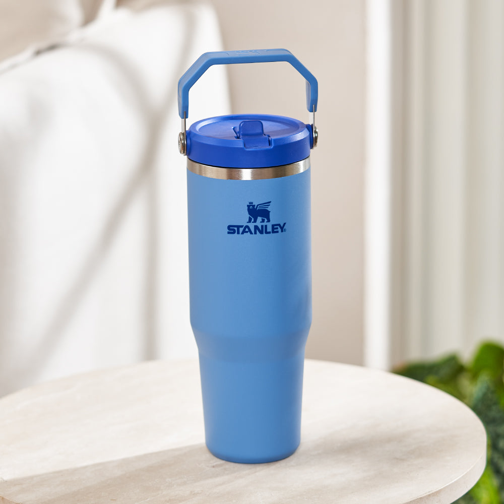 IceFlow 手提吸管杯2.0 | 0.88L | 湛藍