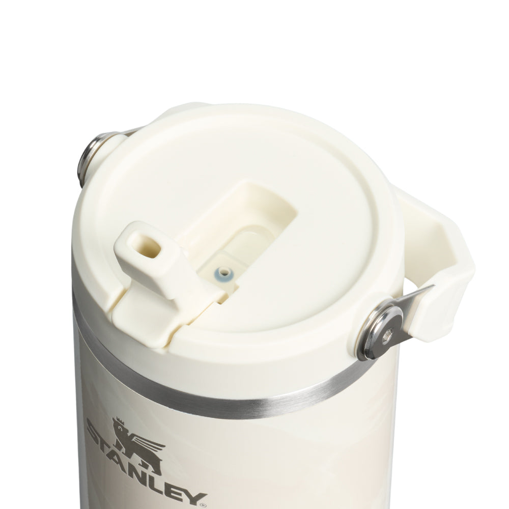 IceFlow 手提吸管杯2.0 | 0.88L | 雲石白