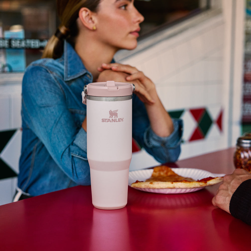 IceFlow 手提吸管杯2.0 | 0.88L | 山櫻粉