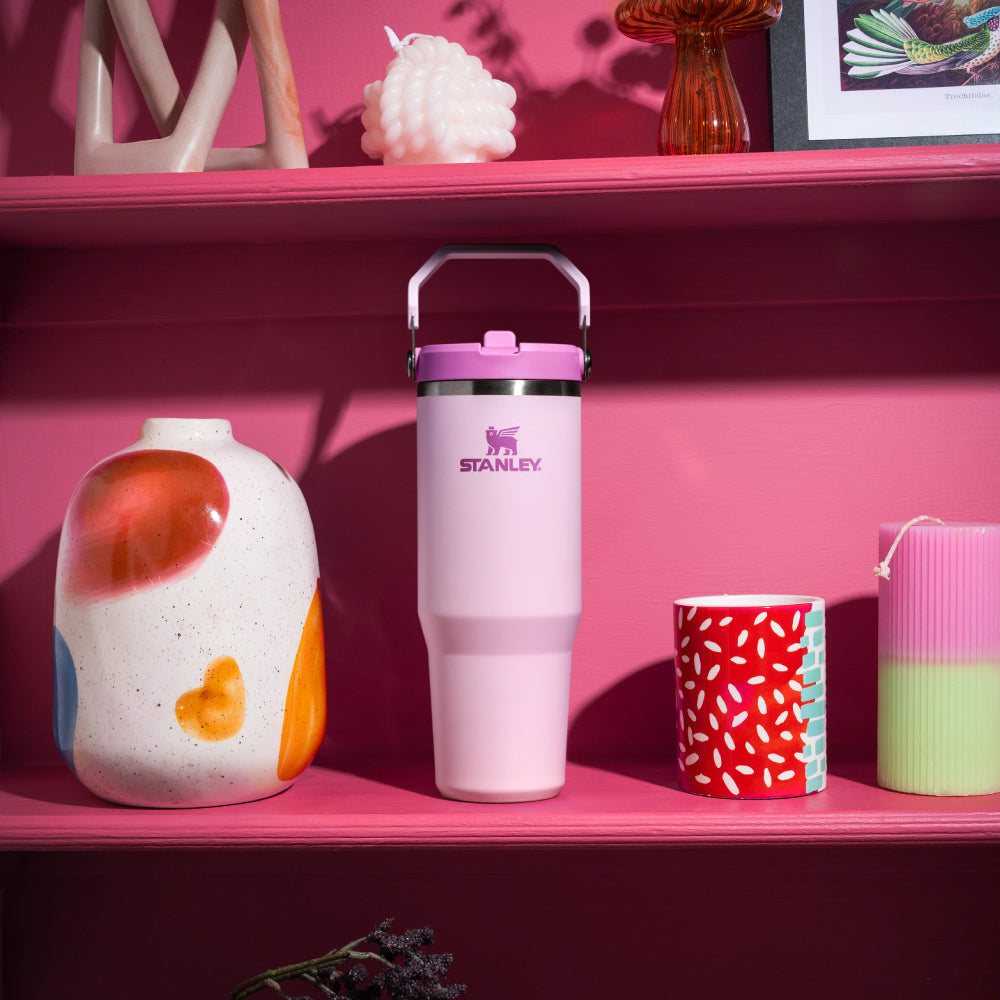 IceFlow 手提吸管杯2.0 | 0.88L | 春櫻粉