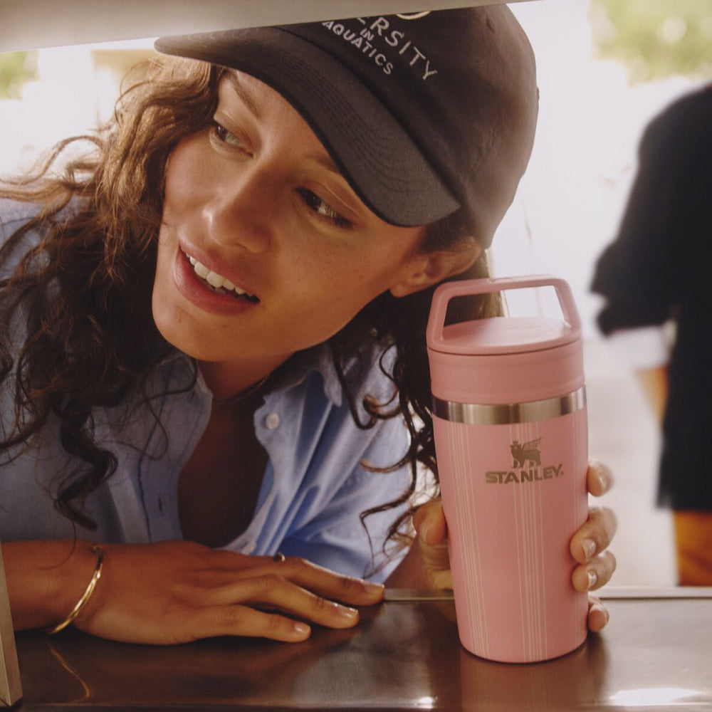 CAFÉ-TO-GO 真空馬克杯 | 0.35L | 蜜桃織紋