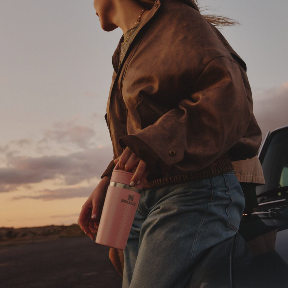 CAFÉ-TO-GO 真空馬克杯 | 0.35L | 蜜桃織紋