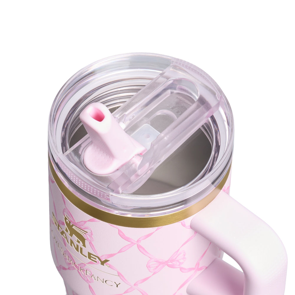 Stanley 1913 x LoveShackFancy 聯名系列 防漏吸管隨手杯 | 0.59L | 緞語甜心