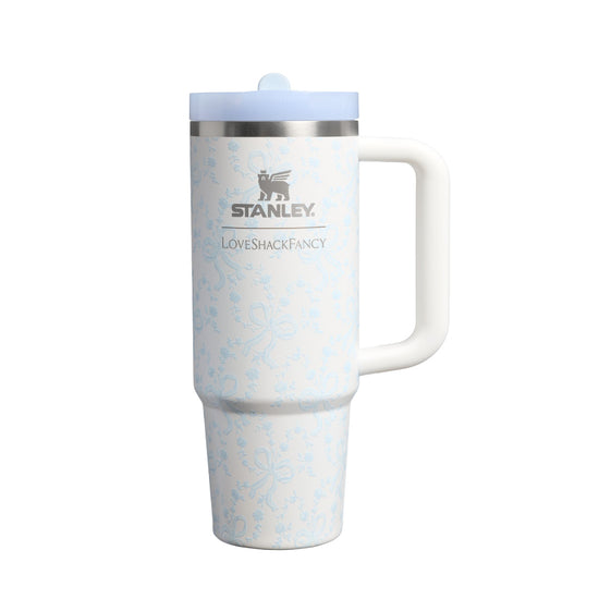 Stanley 1913 x LoveShackFancy 聯名系列 防漏吸管隨手杯 | 0.88L | 夢幻冰雪