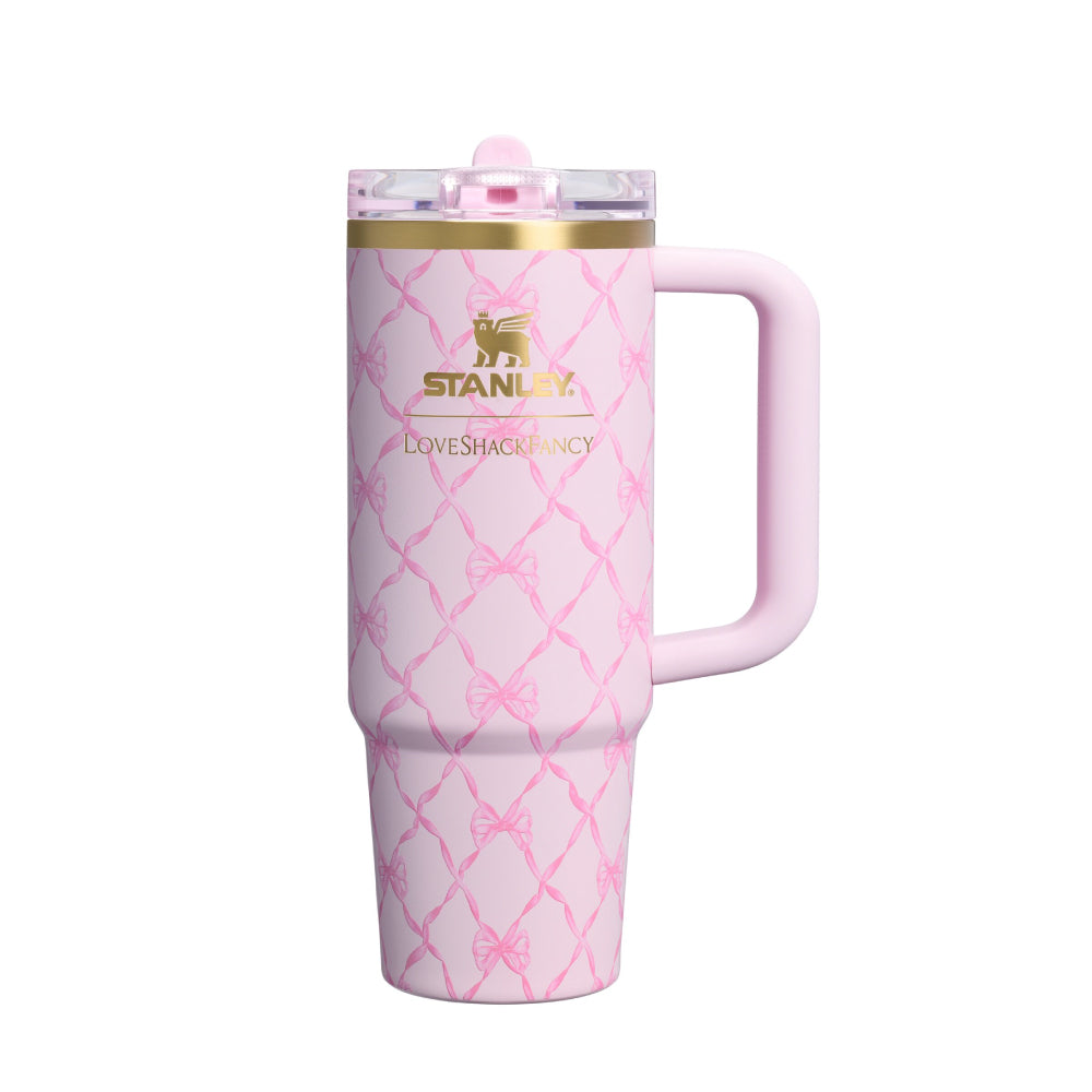 Stanley 1913 x LoveShackFancy 聯名系列 防漏吸管隨手杯 | 0.88L | 緞語甜心
