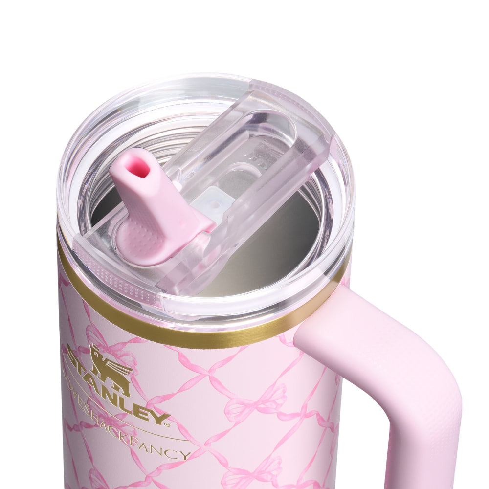 Stanley 1913 x LoveShackFancy 聯名系列 防漏吸管隨手杯 | 0.88L | 緞語甜心