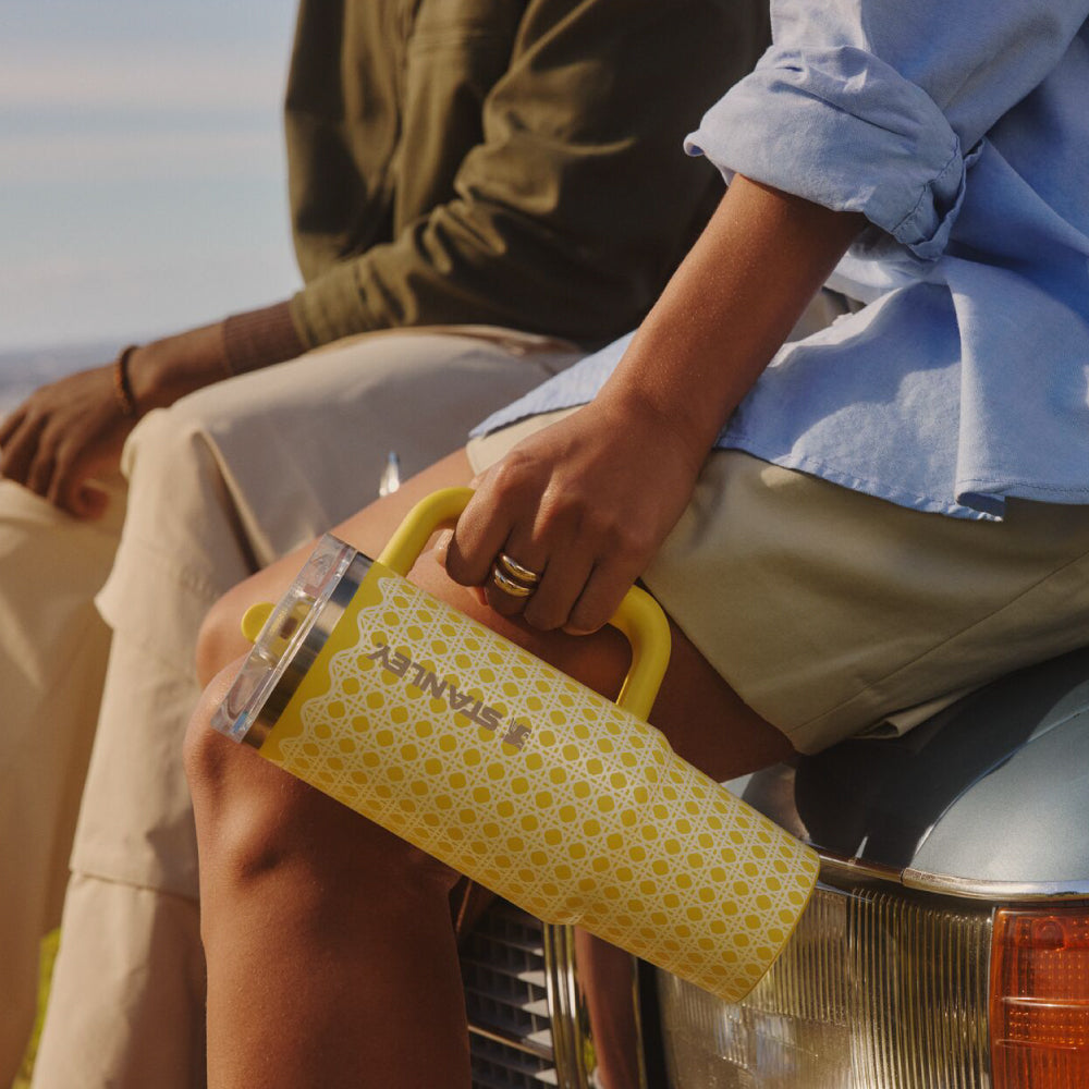 Quencher Protour 防漏吸管隨手杯 | 0.88L | 金盞藤編