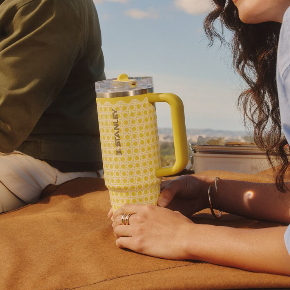 Quencher Protour 防漏吸管隨手杯 | 0.88L | 金盞藤編