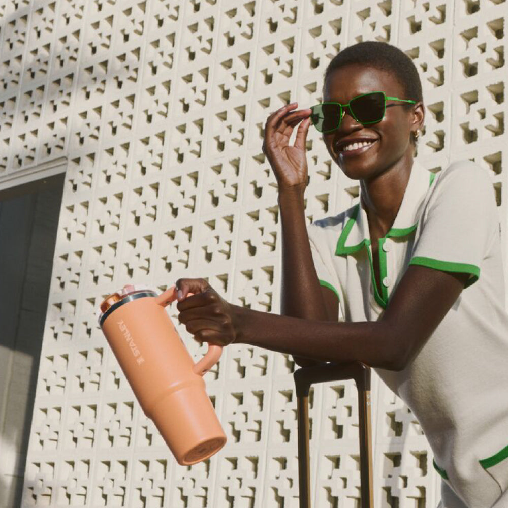 Quencher Protour 防漏吸管隨手杯 | 0.88L | 綠洲系列 暖暮橙