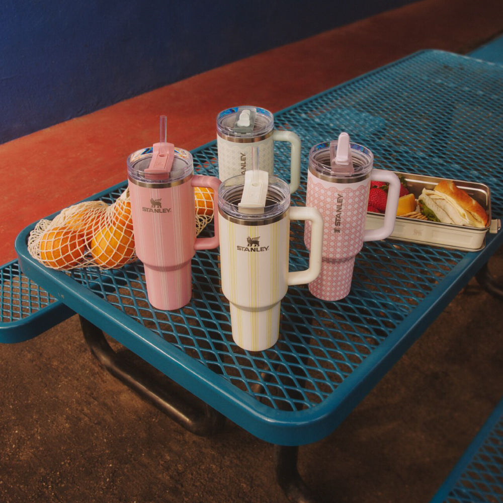 Quencher Protour 防漏吸管隨手杯 | 1.18L |  蜜桃藤編