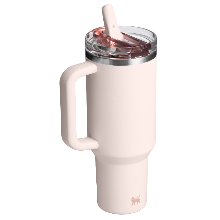 The Quencher ProTour - 40oz - Rose Quartz - Back - Stanley