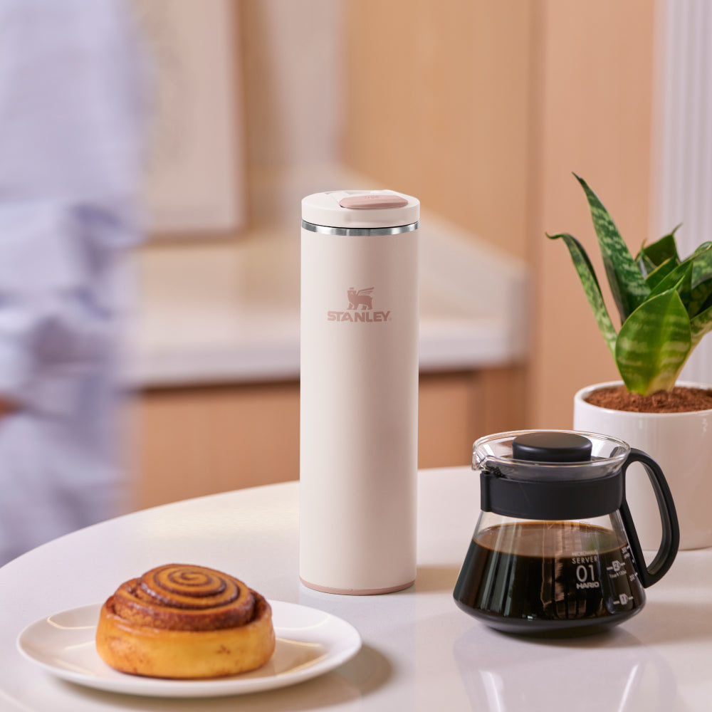 STANLEY 輕重力系列 Aerolight 翻蓋輕盈杯 |  0.47L | 山櫻粉