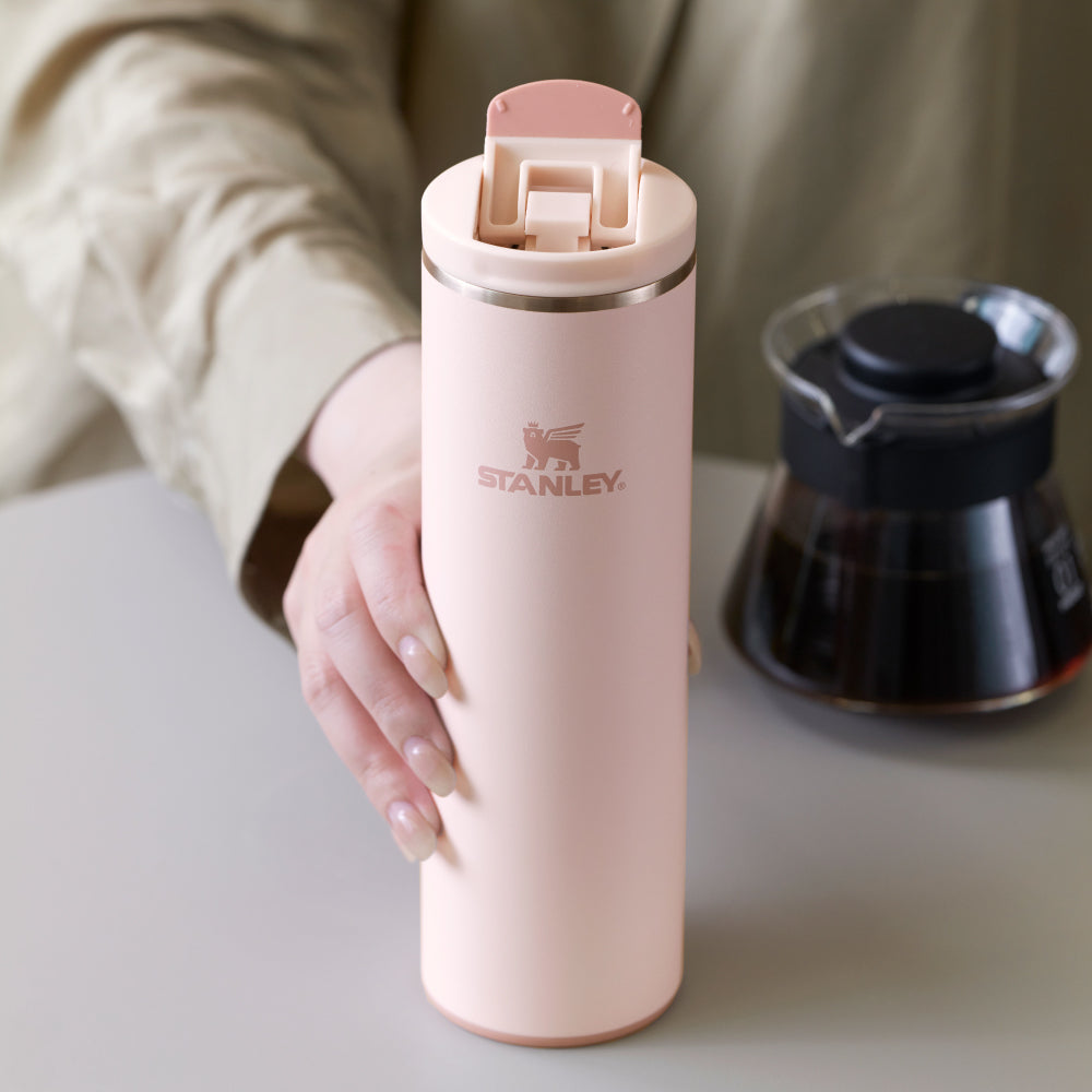 STANLEY 輕重力系列 Aerolight 翻蓋輕盈杯 |  0.47L | 山櫻粉