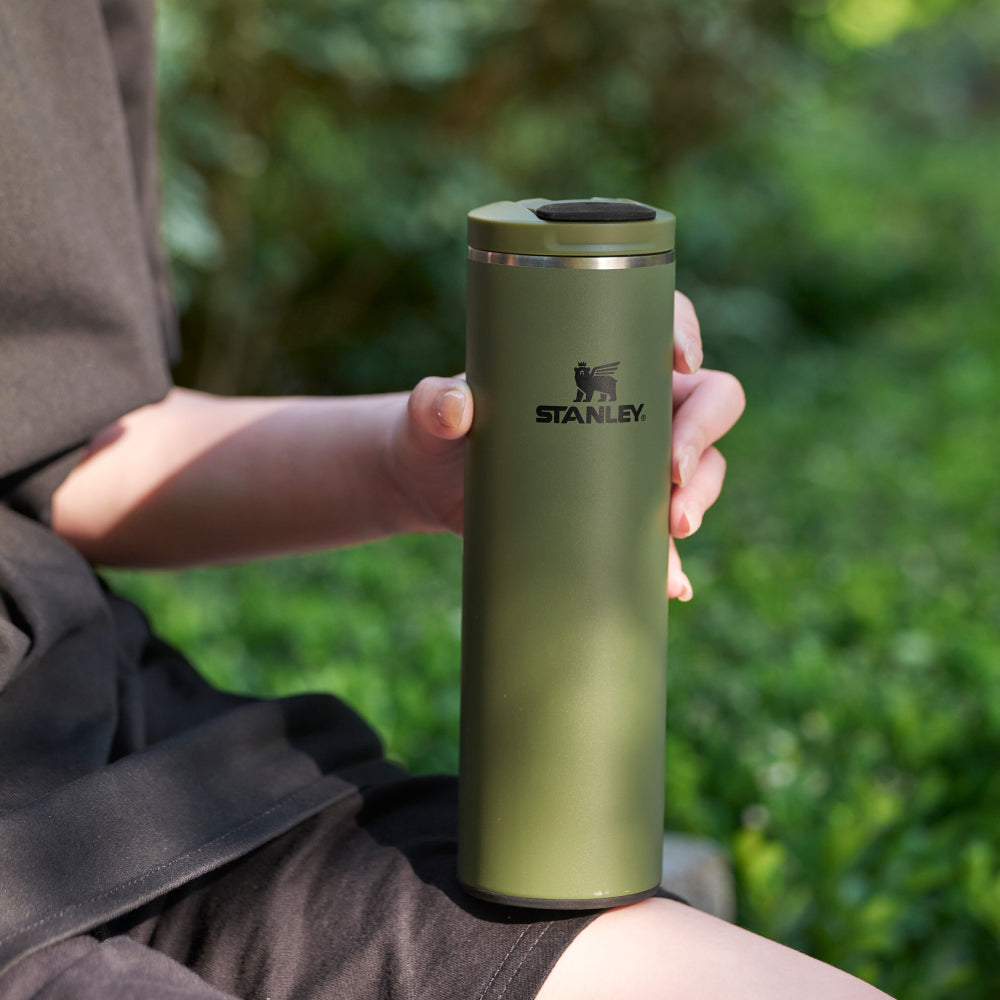 STANLEY 輕重力系列 Aerolight 翻蓋輕盈杯 |  0.47L | 軍綠色