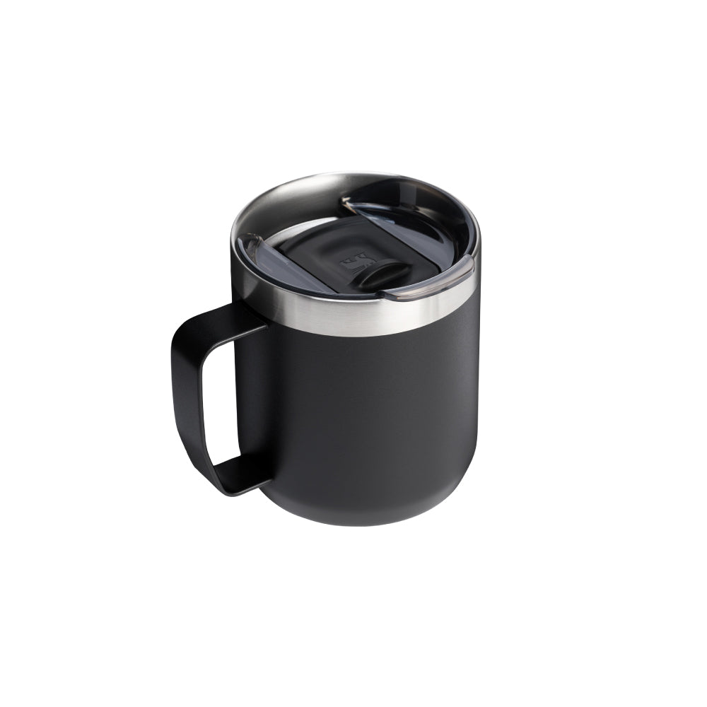 EVERYDAY 系列 滑蓋不鏽鋼咖啡馬克杯 | 0.35L | 消光黑2.0