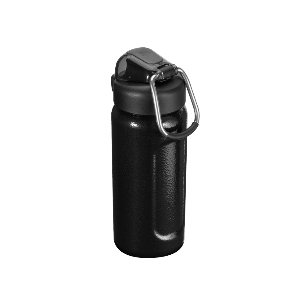 Wellspring 彈蓋提環水壺 | 0.47L |  錘紋黑