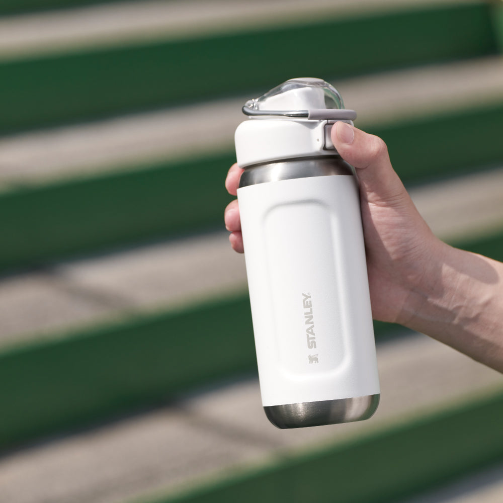 Wellspring 彈蓋提環水壺 | 0.47L | 冰雪白