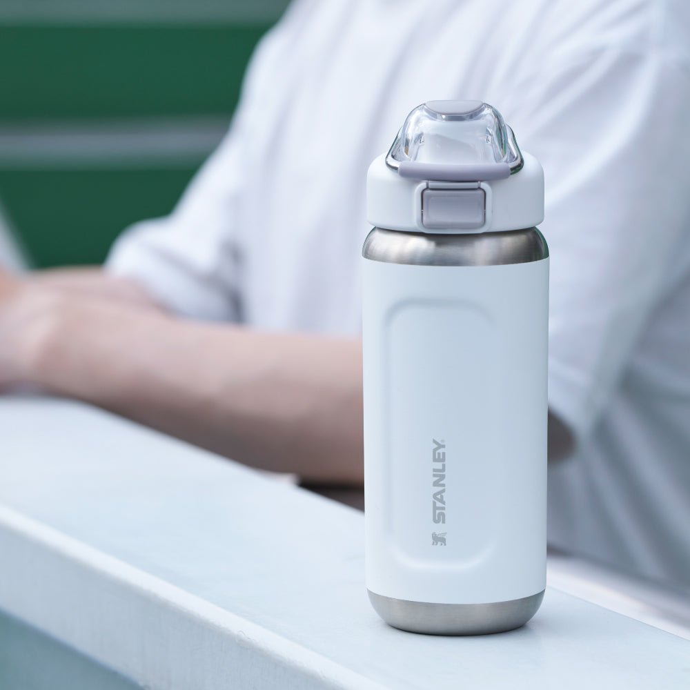 Wellspring 彈蓋提環水壺 | 0.47L | 冰雪白