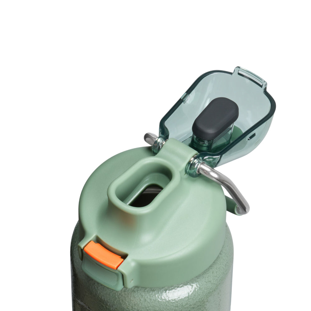 Wellspring 彈蓋提環水壺 | 0.7L | 錘紋綠