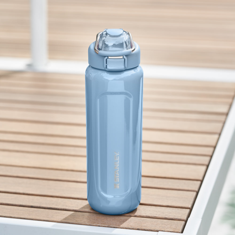 Wellspring 彈蓋提環水壺 | 0.7L | 光澤寧靜藍