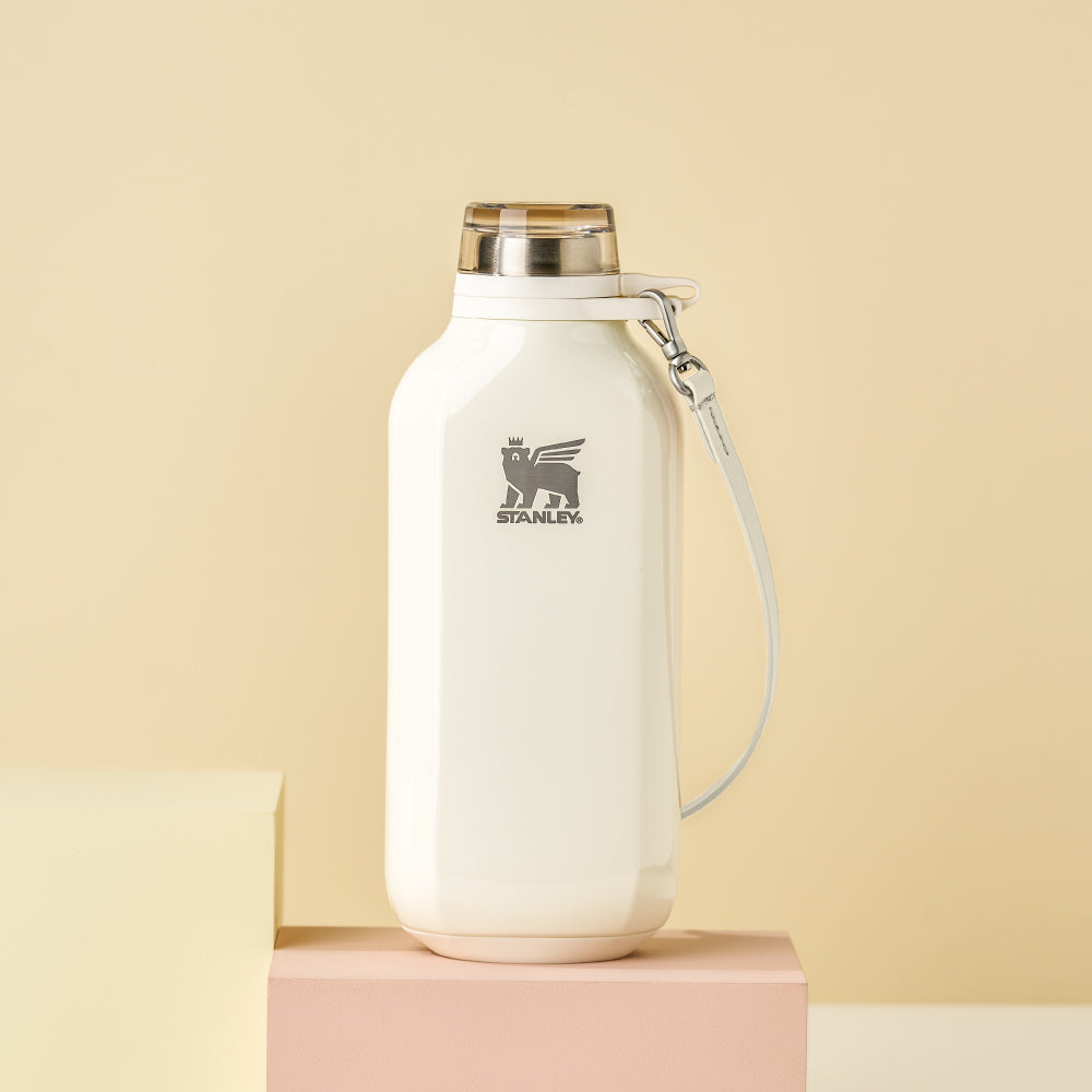 ALL DAY系列 自由掛扣隨行水壺 | 0.47L | 光澤奶油白