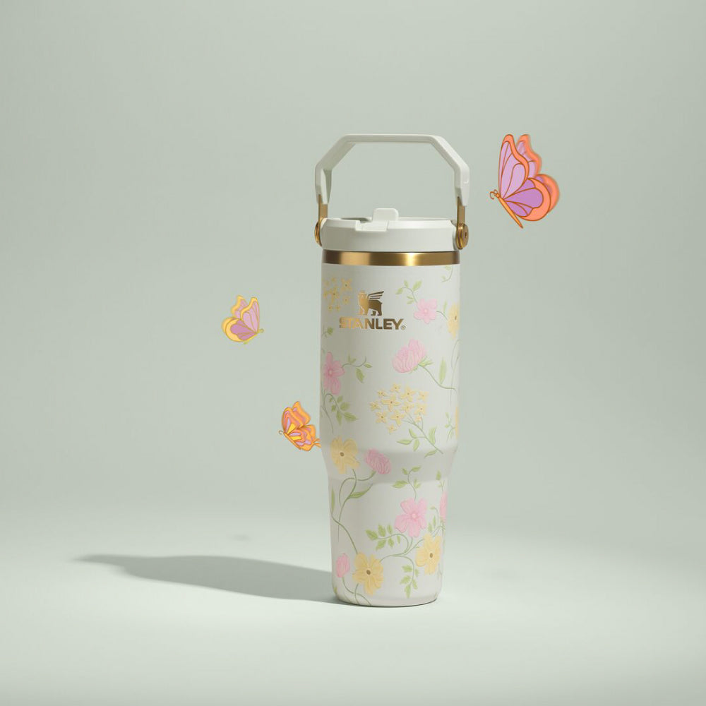 (預購)IceFlow 手提吸管杯2.0 | 0.88L | 春日綻放