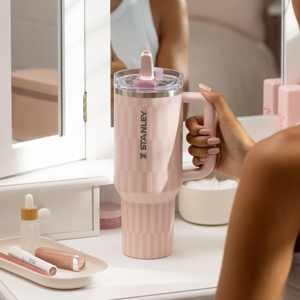 Quencher Protour 防漏吸管隨手杯 | 1.18L | 花磚粉