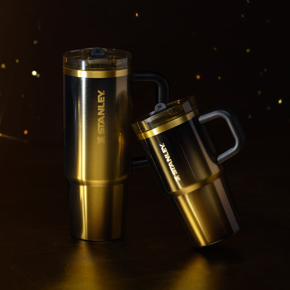 Quencher Protour 防漏吸管隨手杯 | 0.88L  |  耀金黑