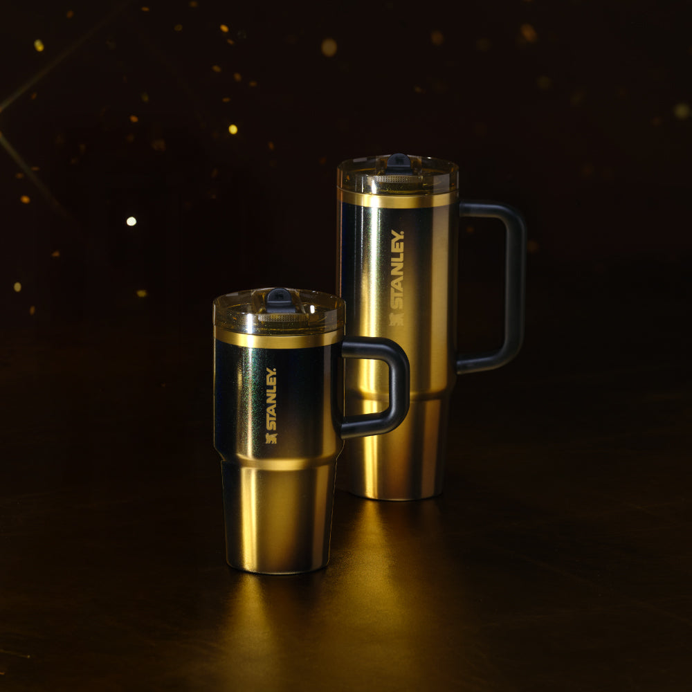 Quencher Protour 防漏吸管隨手杯 | 0.88L  |  耀金黑