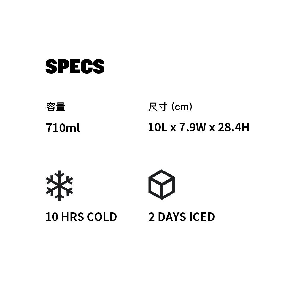 IceFlow Aerolight 輕重力系列快充瓶  | 0.7L | 萊姆黃