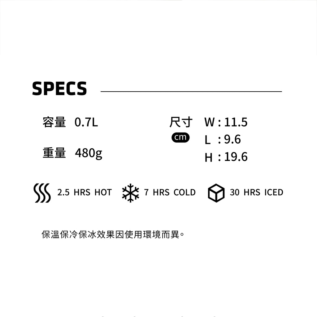 EVERYDAY系列 即飲馬克杯 | 0.7L | 野境盛花