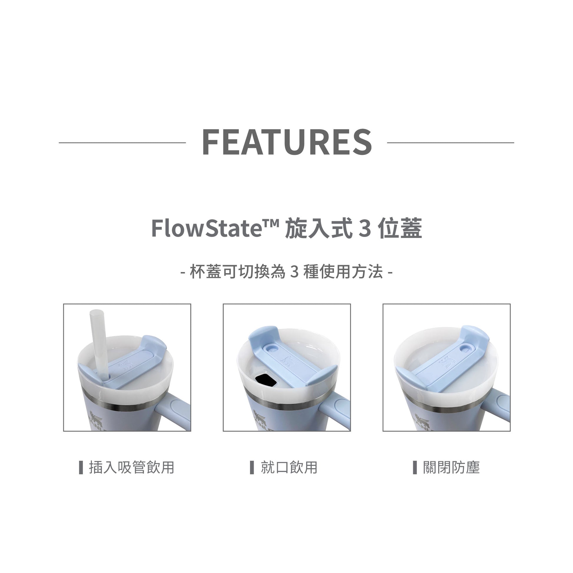 STANLEY 冒險系列 吸管隨手杯2.0 | 0.88L | 薄荷茱莉