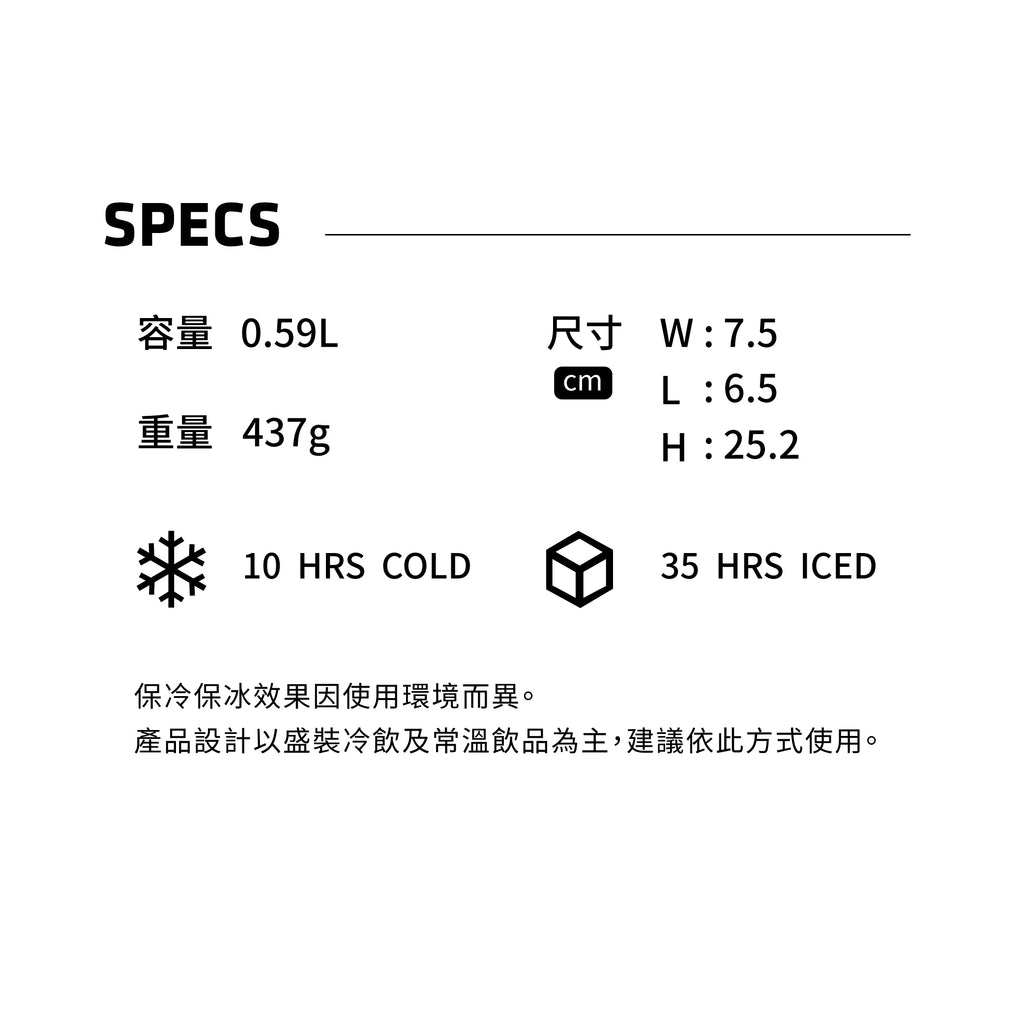 ALL DAY 系列 輕滑速吸水壺 | 0.59L | 消光黑2.0
