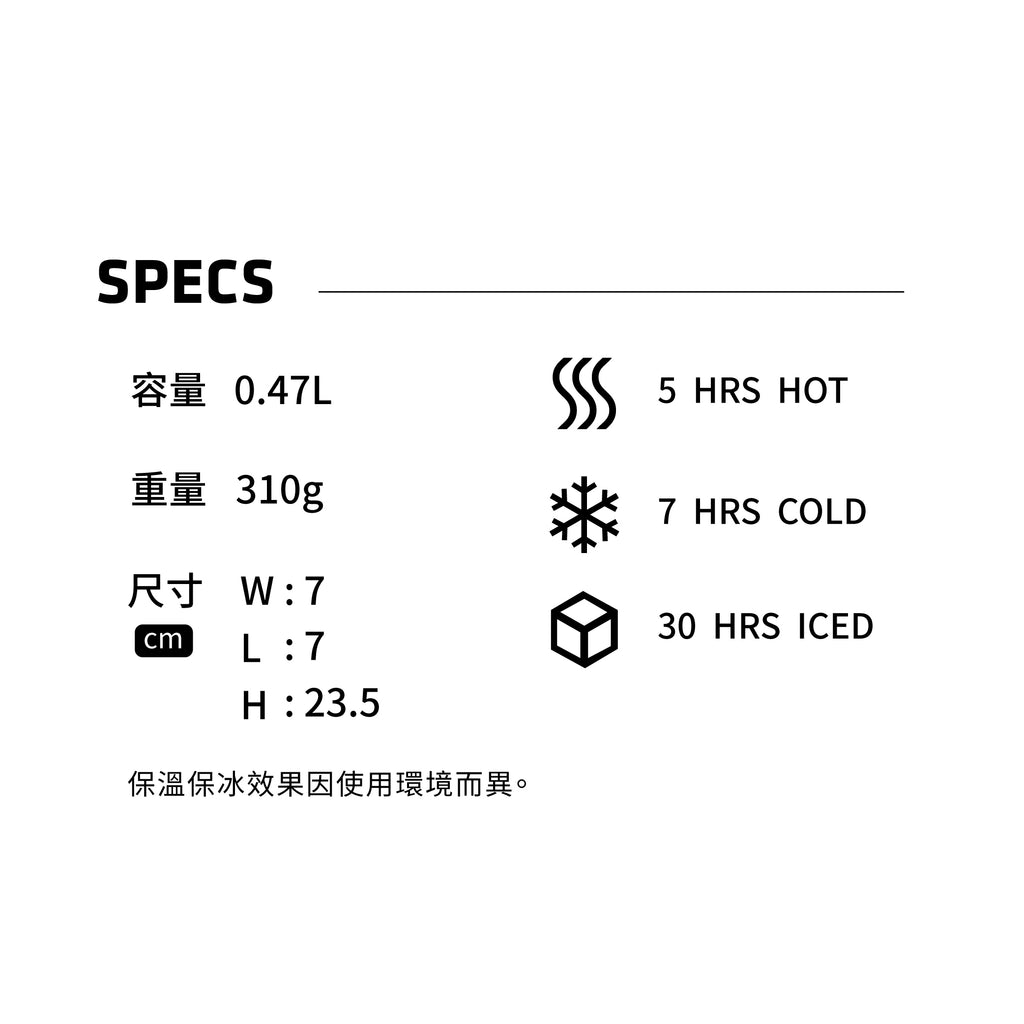 STANLEY 經典系列 District Pulse 城市律動保溫杯 |  0.47L | 錘紋粉