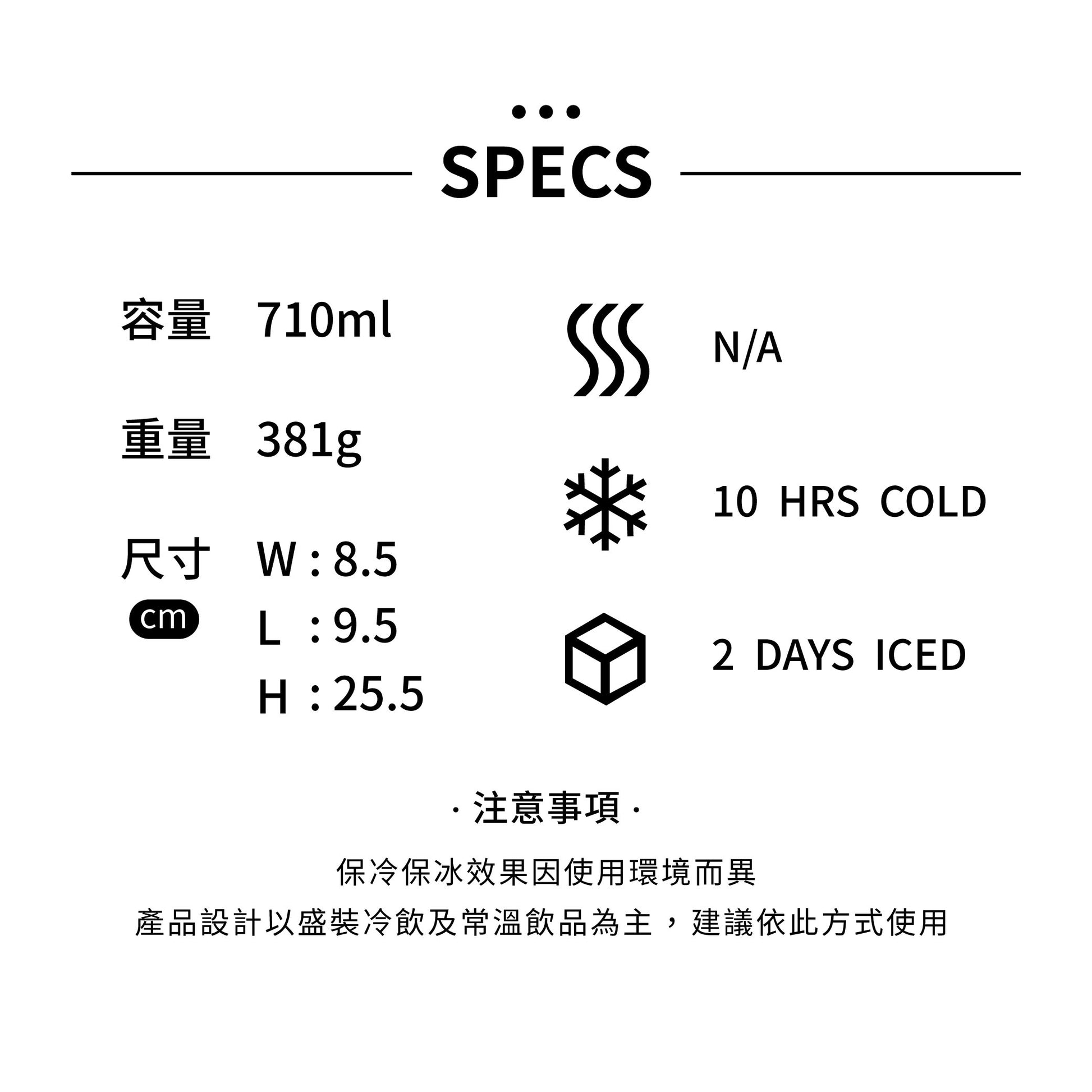 Aerolight 輕重力摺疊吸管杯  | 0.7L | 清晨藍