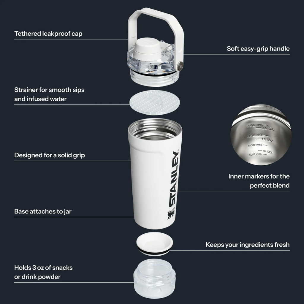 The Activate Shaker Bottle | 20 OZ - Chalk - Stanley AU