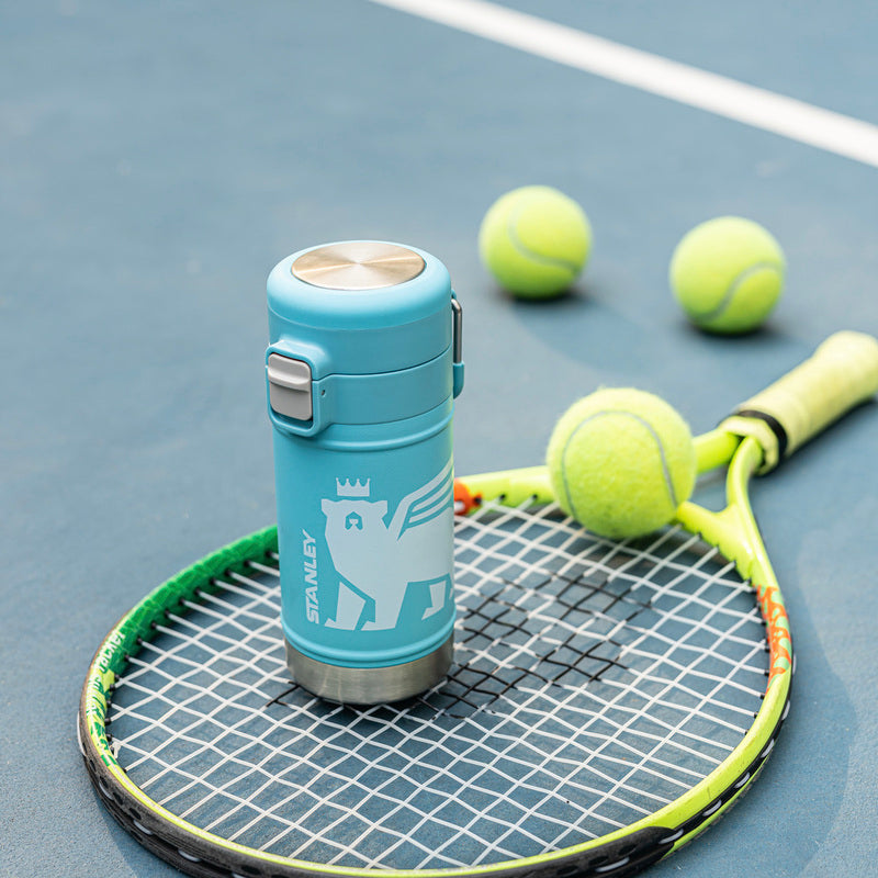 YOUTH 跨界系列 彈蓋穩流316不銹鋼飛熊杯 | 0.35L | 天空藍