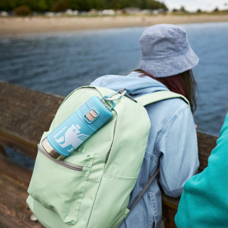 YOUTH 跨界系列 彈蓋穩流316不銹鋼飛熊杯 | 0.35L | 天空藍