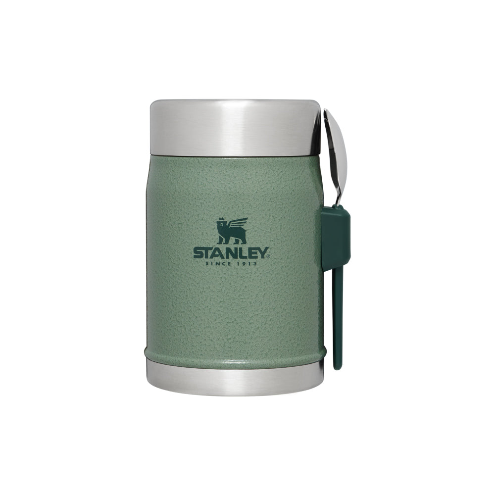 STANLEY 經典系列 真空不鏽鋼食物罐 | 0.4L | 錘紋綠