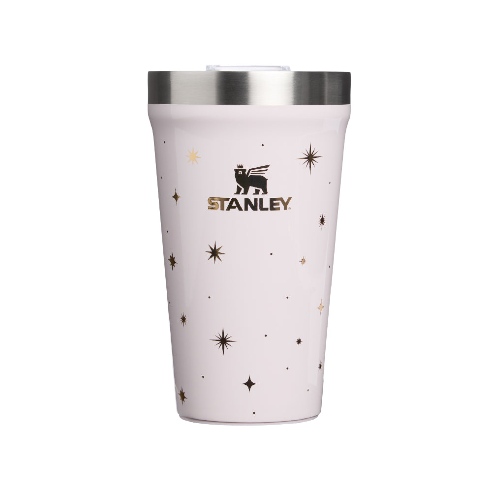 Stanley 冒險系列 滑蓋真空不銹鋼品脫杯 | 0.47L | 星芒裸粉