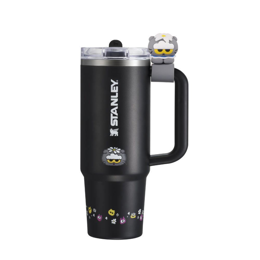 Stanley 1913 × ZO&FRIENDS Quencher Protour 防漏吸管隨手杯 | 0.88L | 淘趣黑