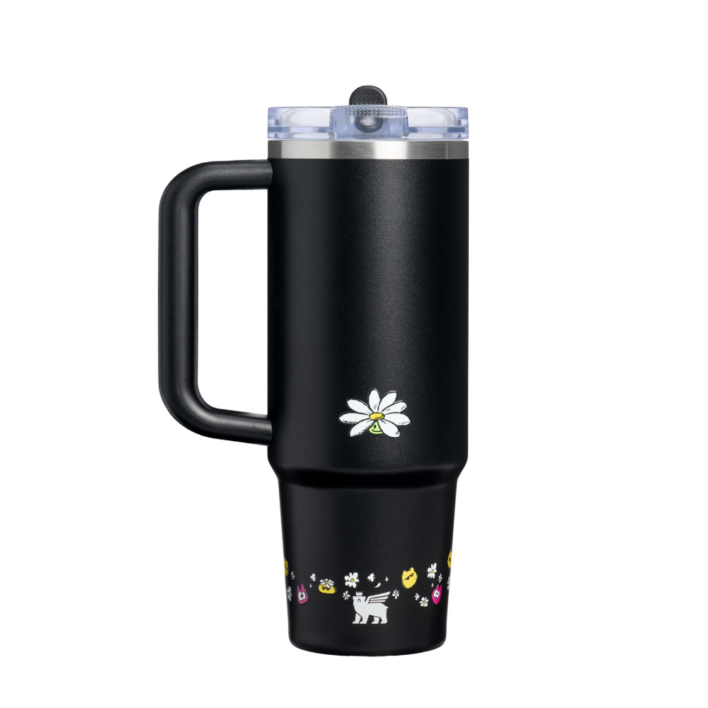 Stanley 1913 × ZO&FRIENDS Quencher Protour 防漏吸管隨手杯 | 0.88L | 淘趣黑